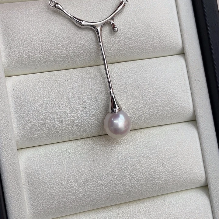 海水珍珠银S925镶嵌戒指