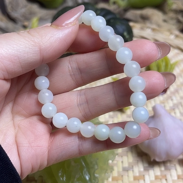 蛇纹石玉未镶嵌手链
