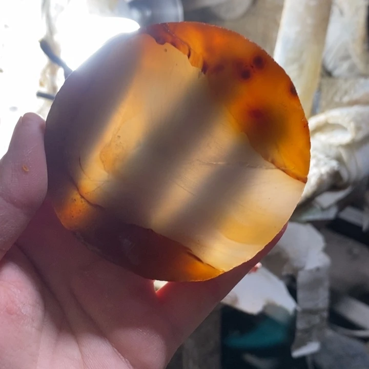 心***…定制玛瑙原石切割不退不换