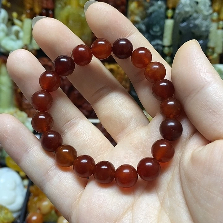 蛇纹石玉未镶嵌手链