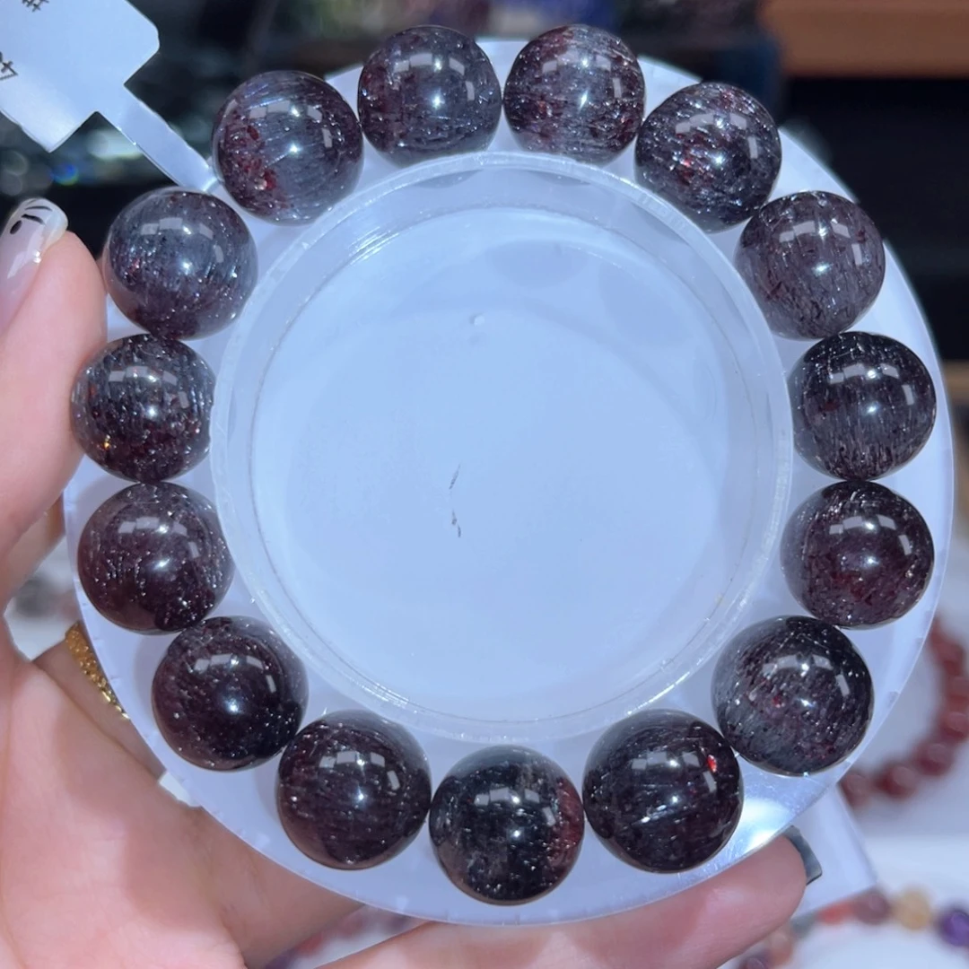 未镶嵌手串水晶13mm 蓝超彼岸花