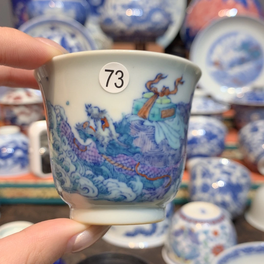 春***雨73斗彩河图洛书cl101