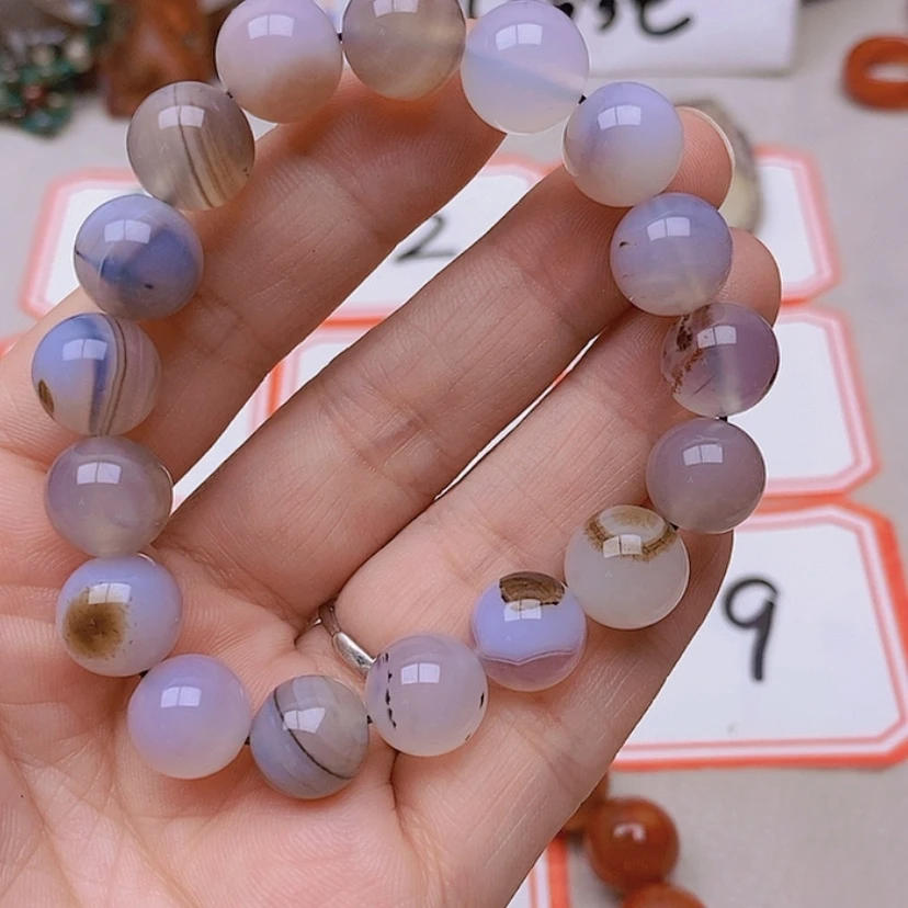 【闪购商品】玛瑙/玉髓未镶嵌珠宝半成品月**语