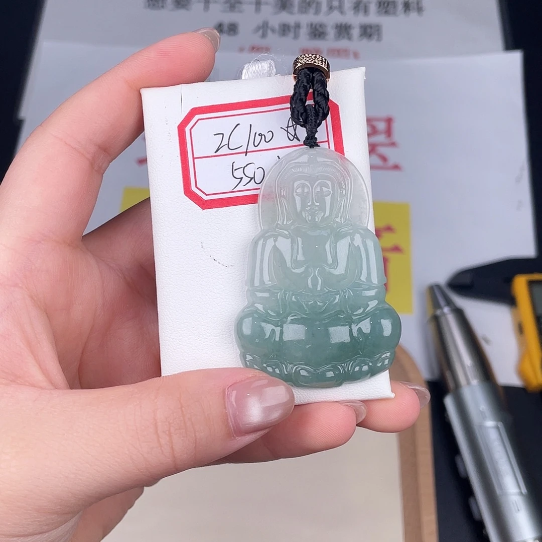 翡翠未镶嵌颈饰zc100