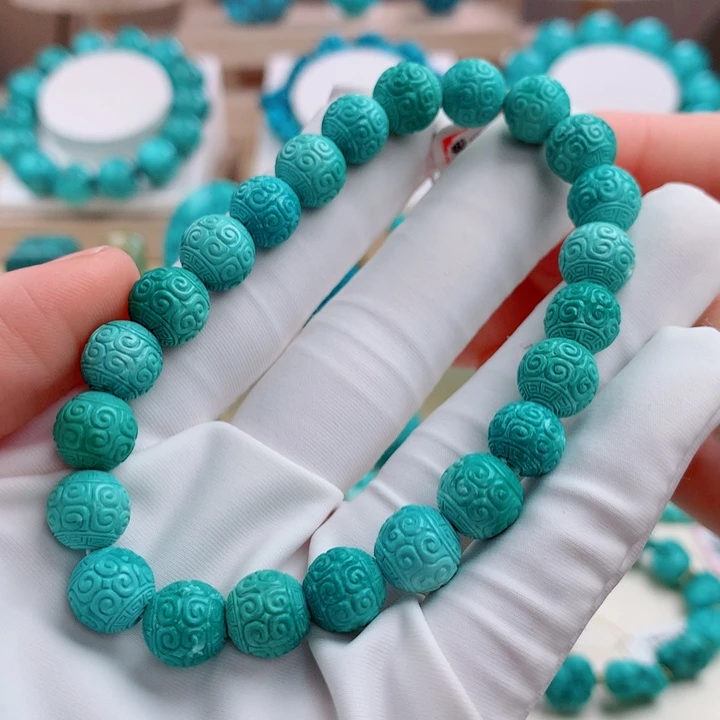 绿松石未镶嵌挂件