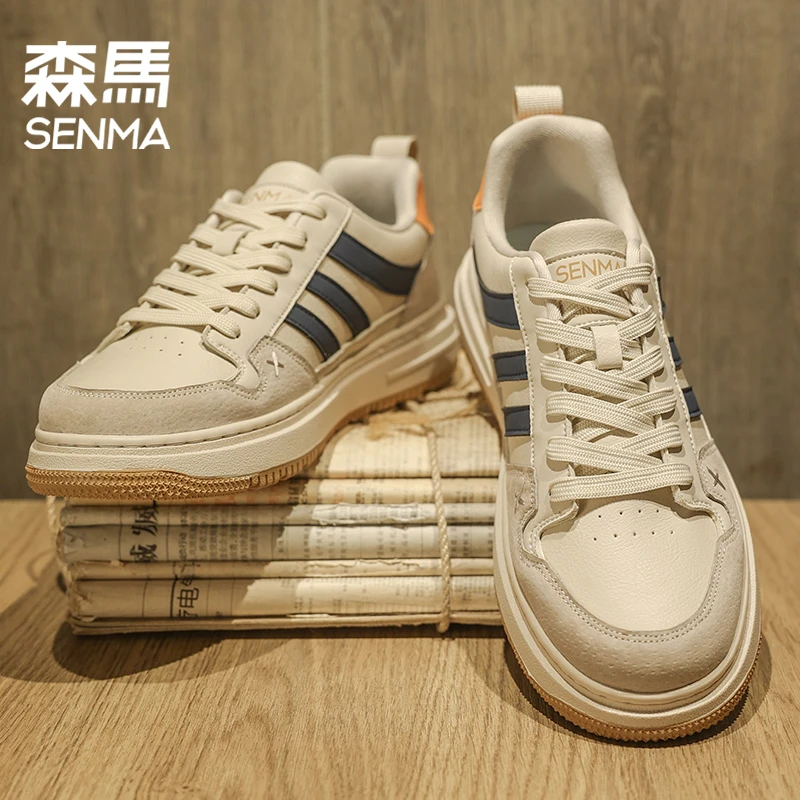 森马男鞋冬季新款高端时尚休闲鞋男款百搭潮流厚底运动高颜值板鞋