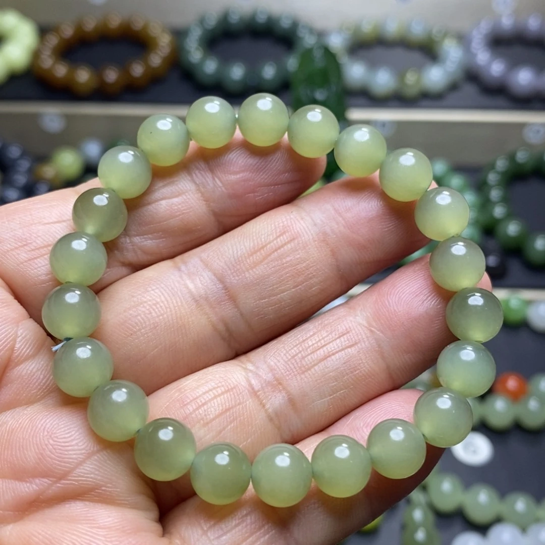 和田玉手串未镶嵌