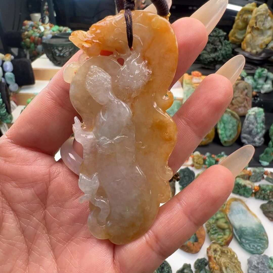 未镶嵌挂件翡翠朵*天然缅甸