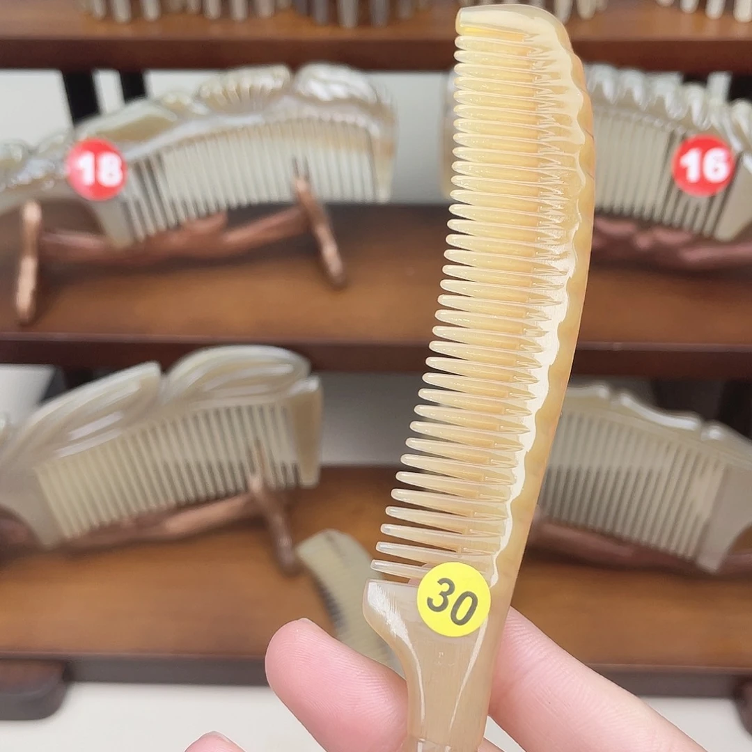 纯手工制作的牛角梳30小**哥