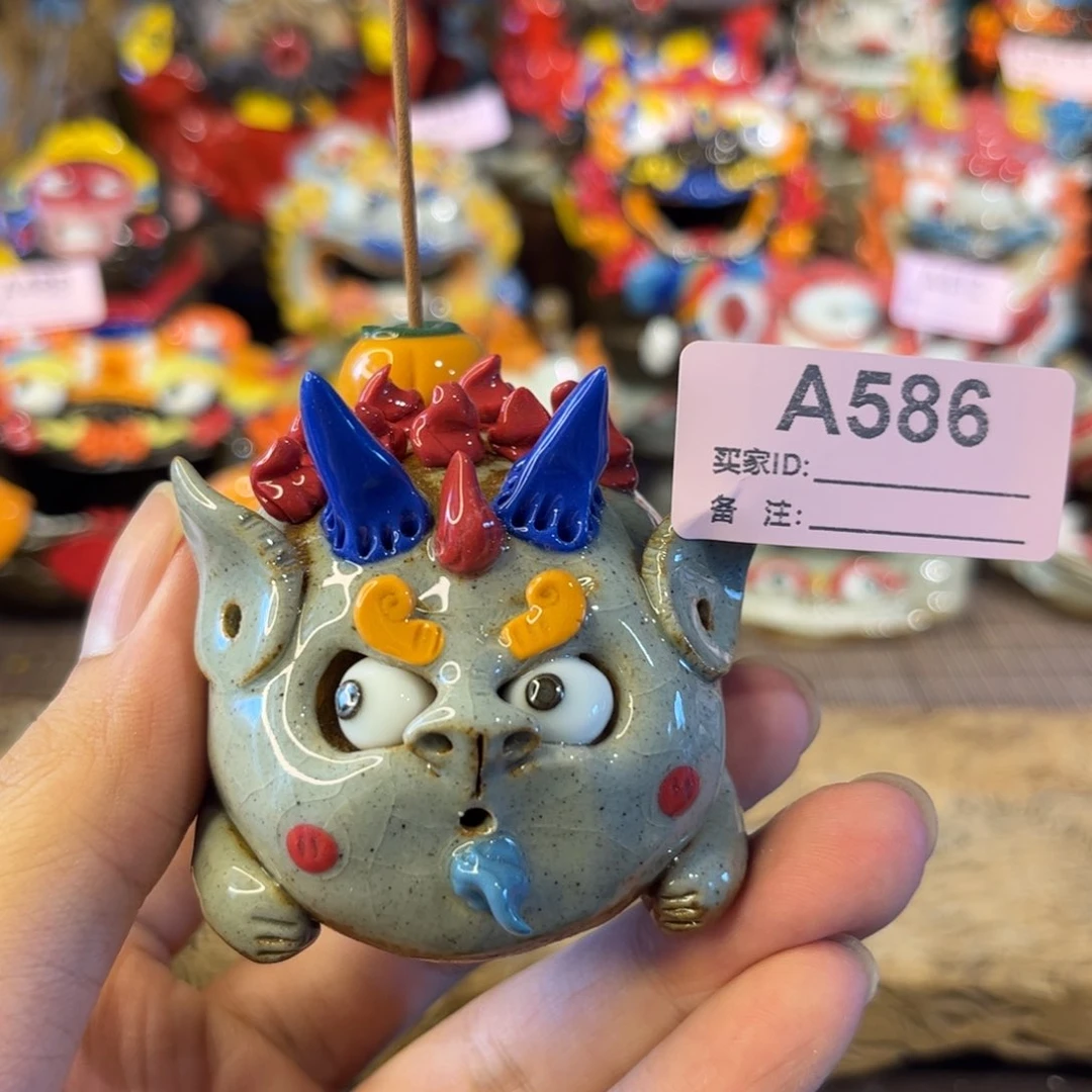 泥塑纯手工茶宠摆件