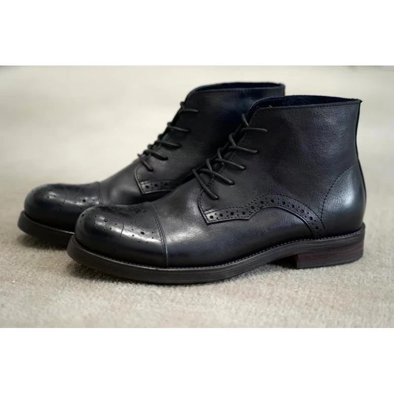 Tbtm - 高品四季可穿马丁靴切尔西真皮靴男士鞋子皮鞋