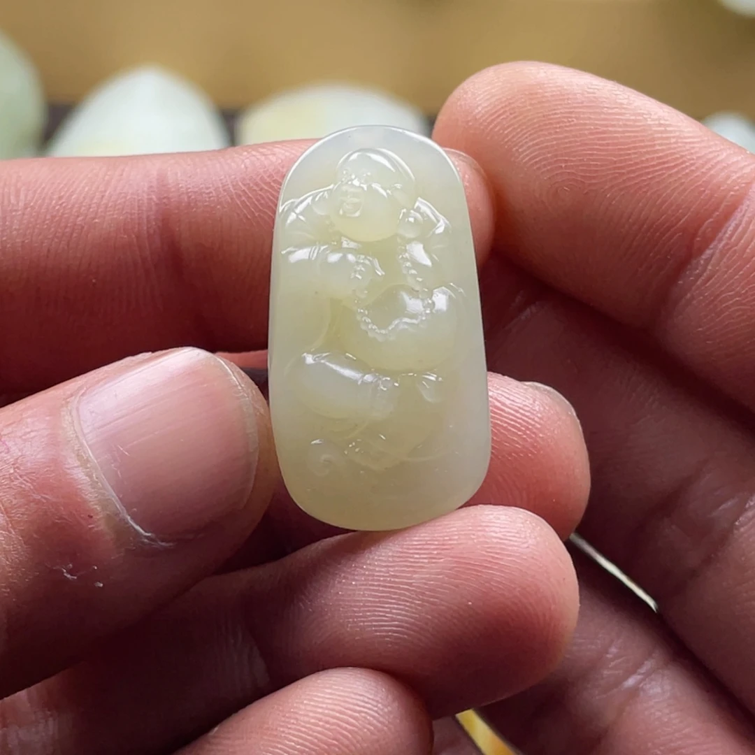 和田玉挂件未镶嵌诺*