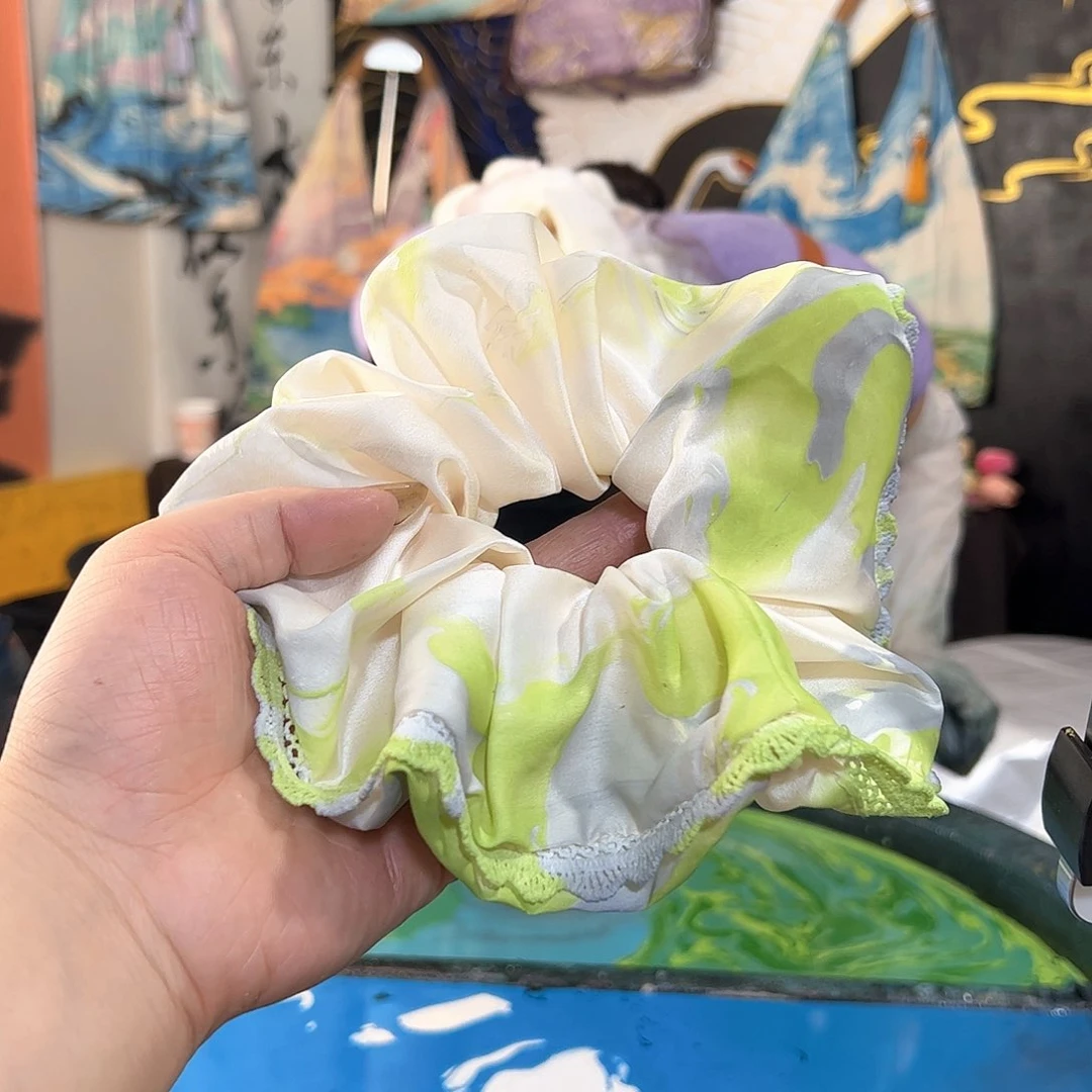 439蕾丝发圈手作