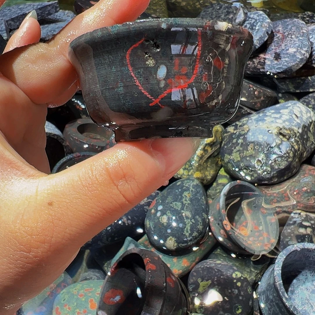 梅花玉鱼缸石茶周边不退不换