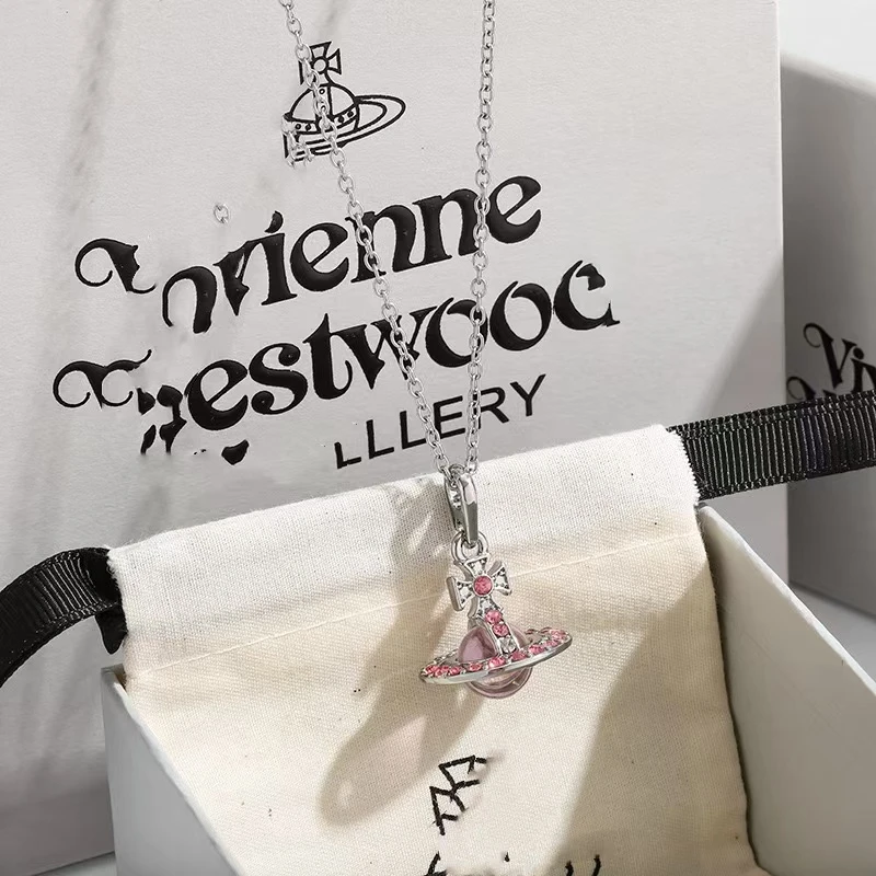 钛钢项链 【中号orb】满钻三色拼钻项链男女克戴夏季百搭40+5cm