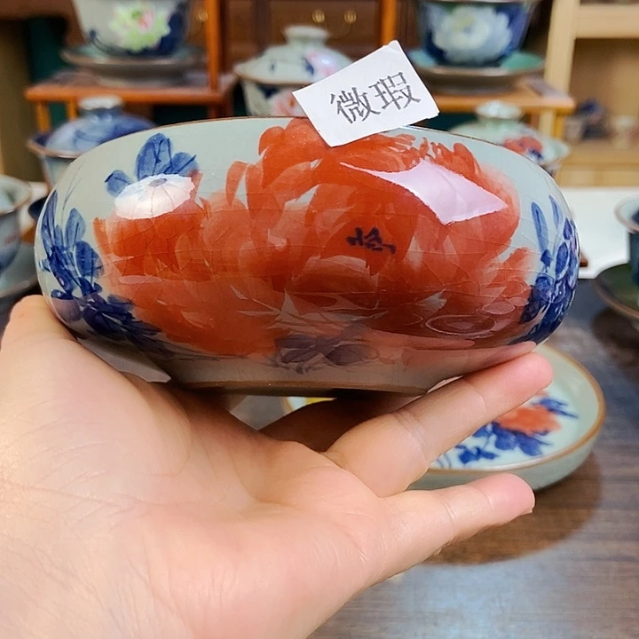 瓷片手工制作工艺精湛等