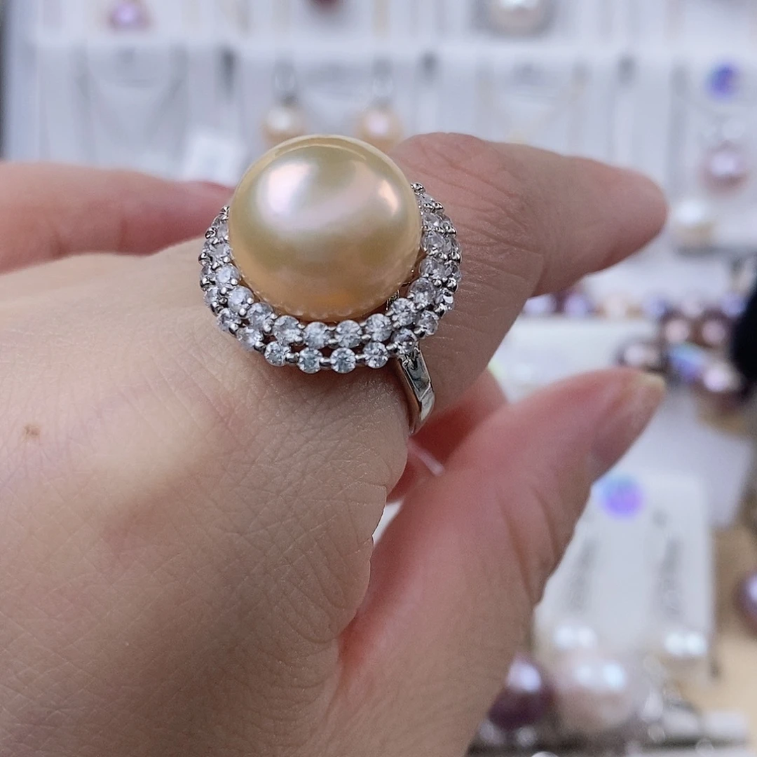 戒指未镶嵌淡水珍珠