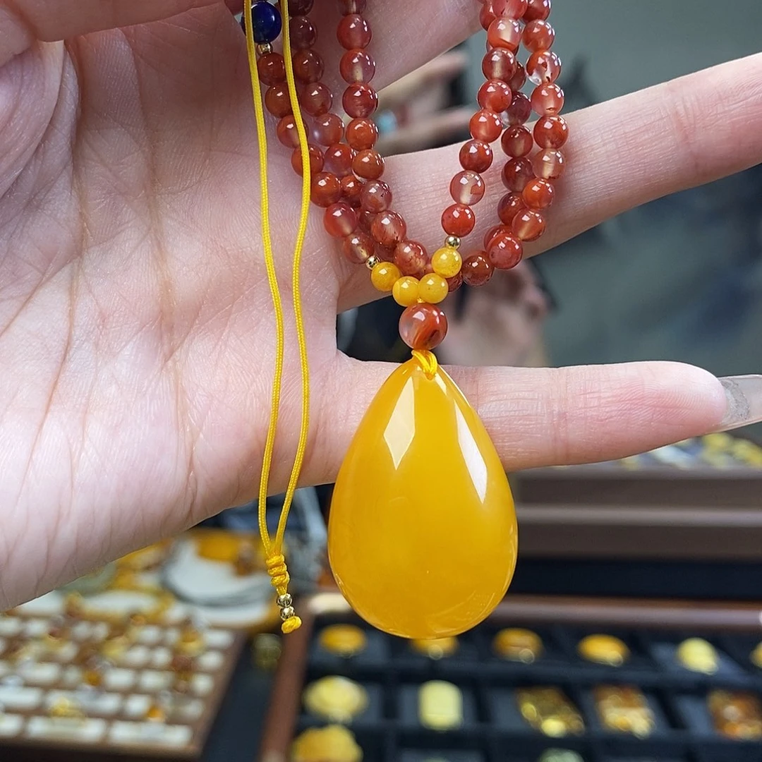 琥珀未镶嵌裸石成品