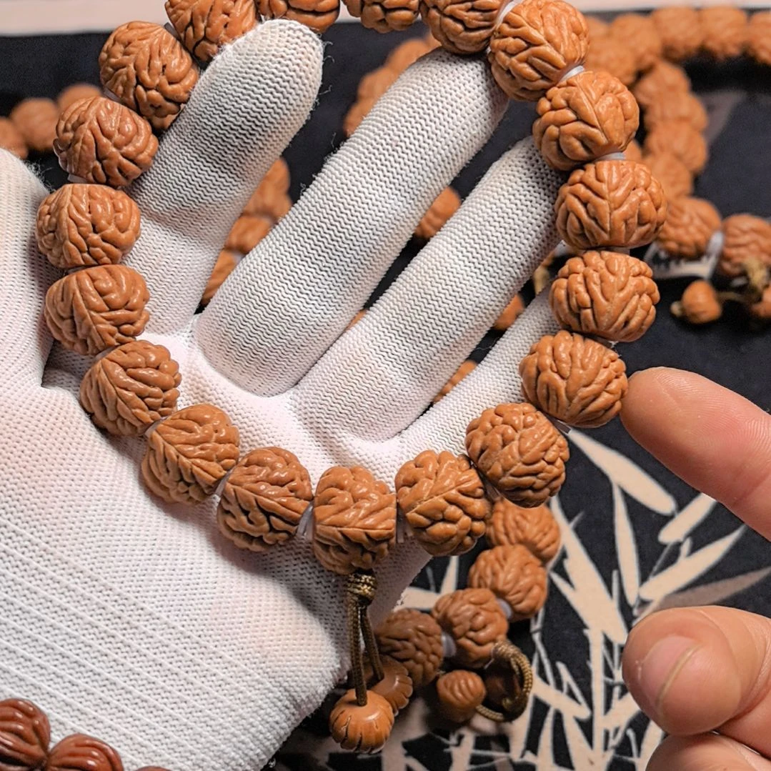 胡桃木豹子头手持