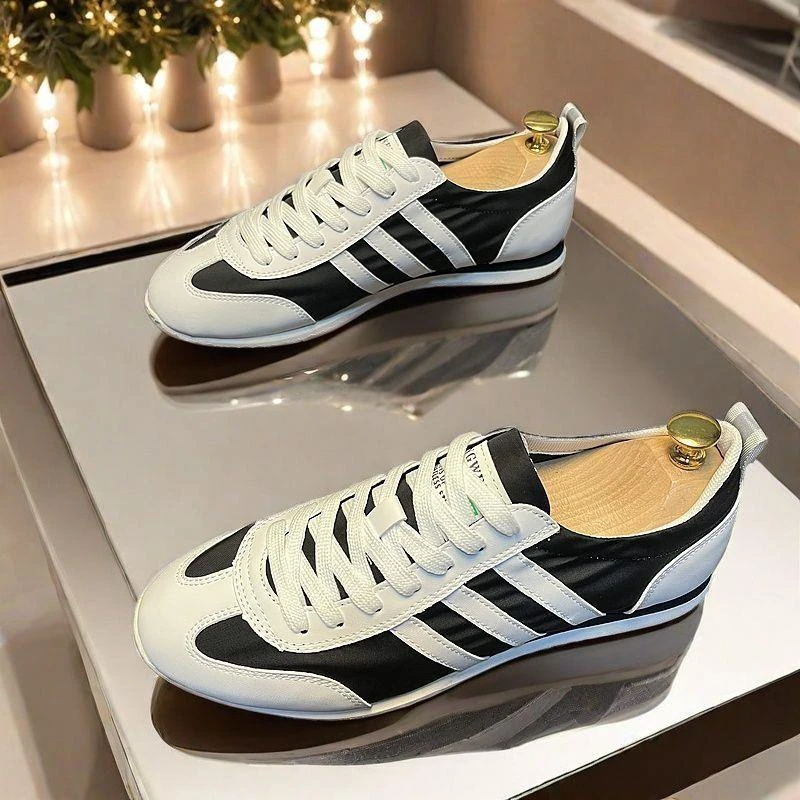 布鞋系带透气鞋马丁靴鞋子潮流blokette职场休闲风学生百搭