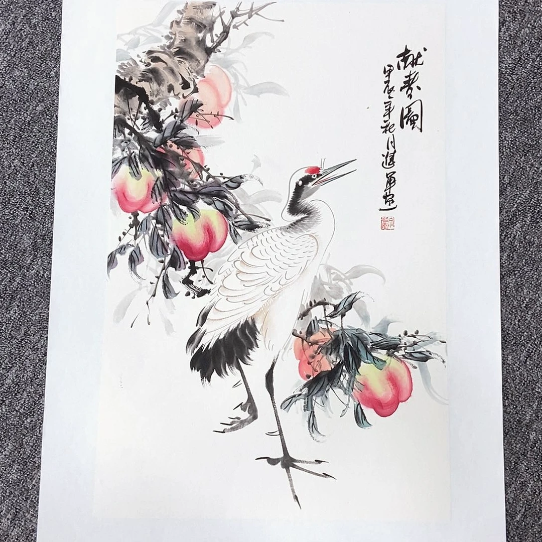 国画文进军70*45精品佳作