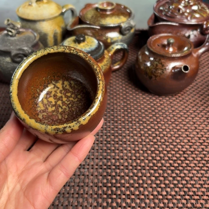 紫砂茶杯压手罗汉130 C