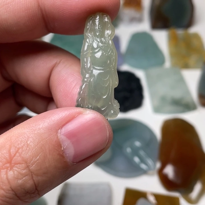 翡翠裸石缅甸翡翠A货