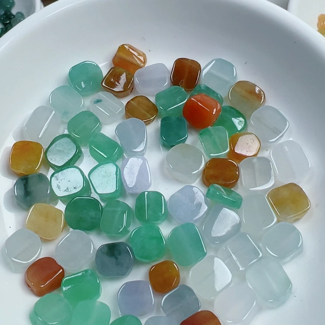 翡翠散珠翡翠方糖一个