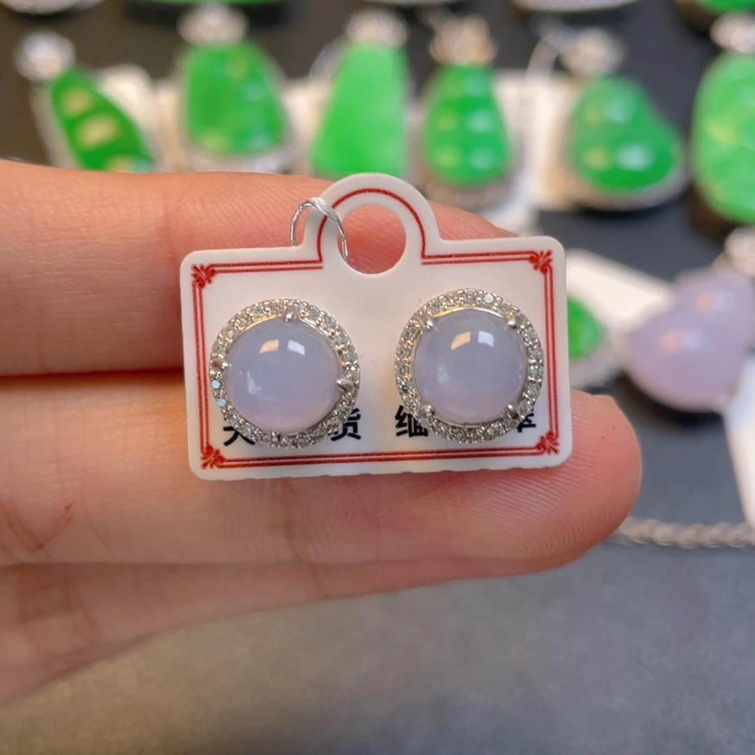 翡翠银S925镶嵌颈饰