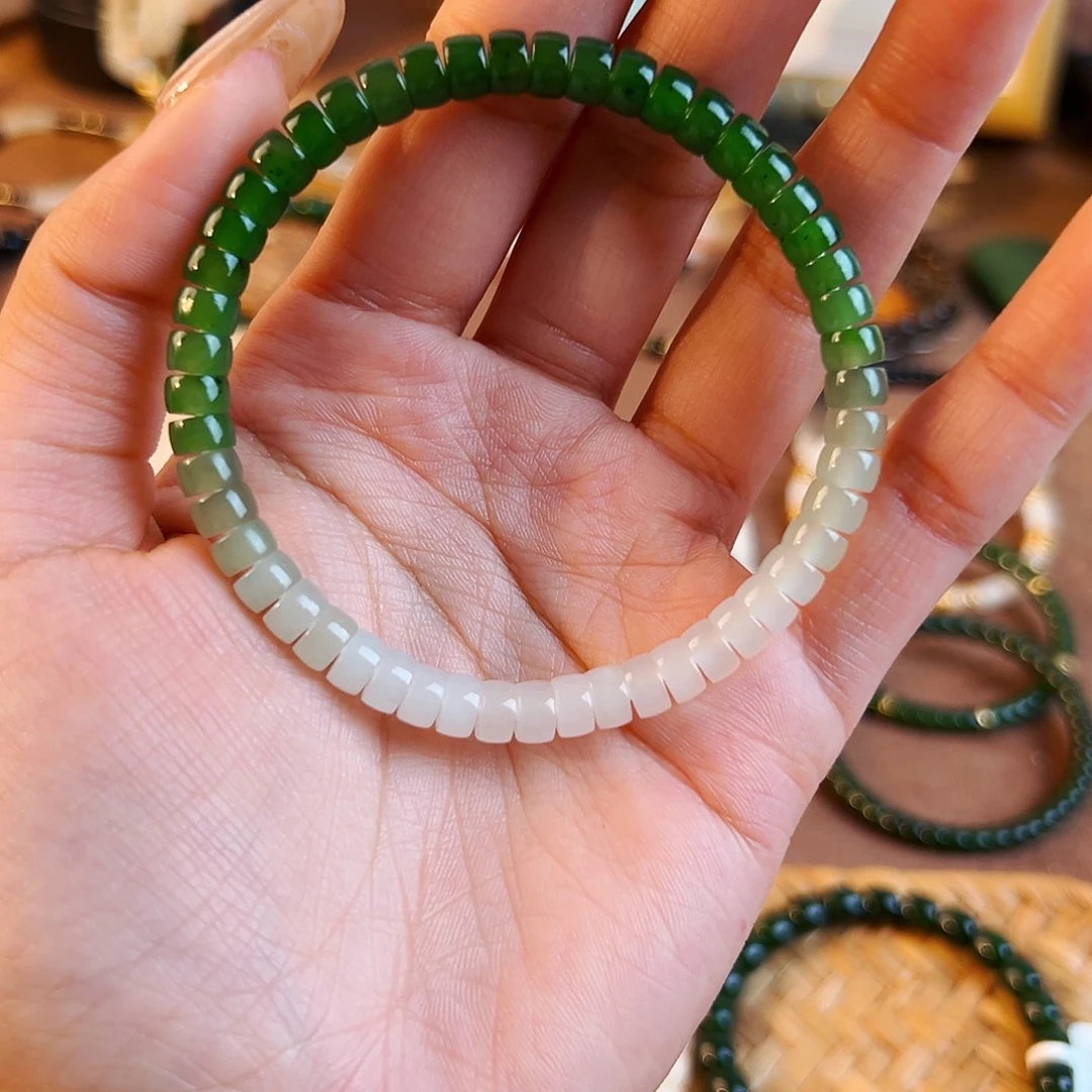 和田玉未镶嵌手串