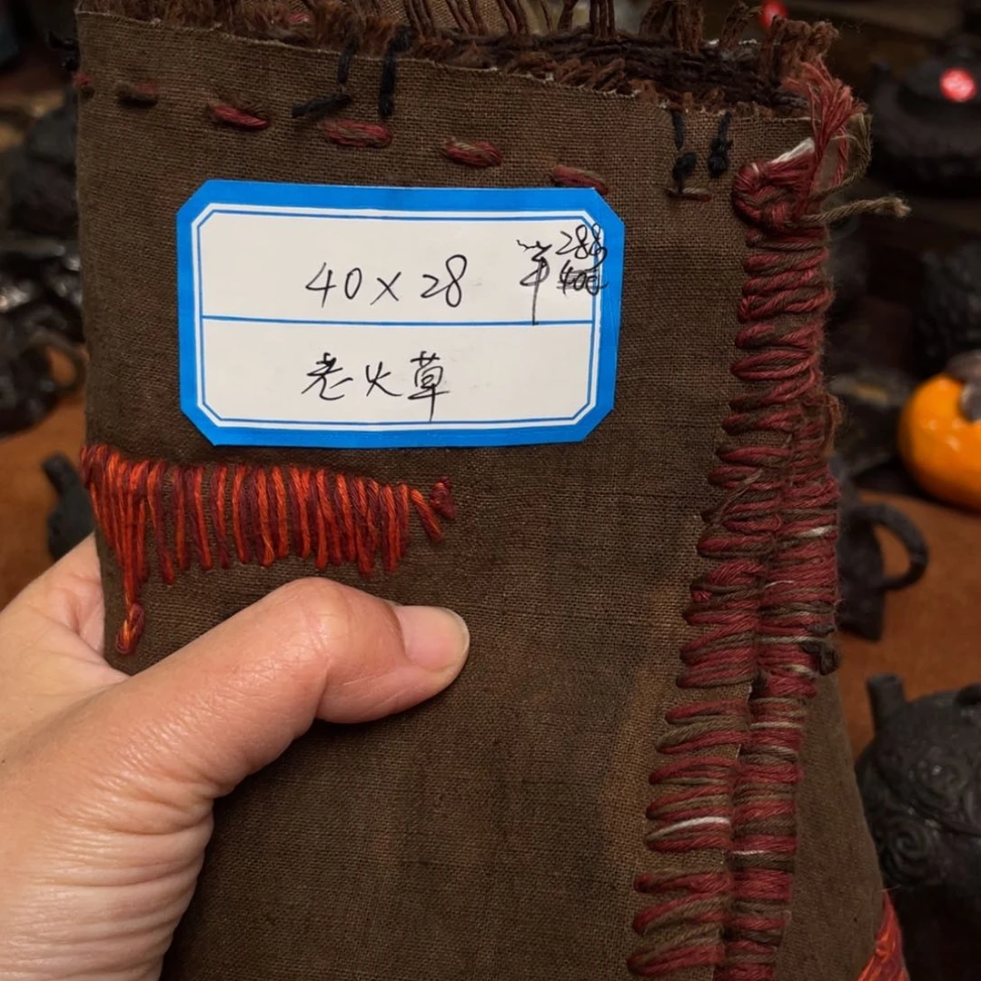 杯秋*手工孤品古布茶席