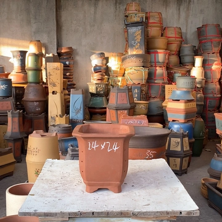 紫砂花盆紫砂花盆