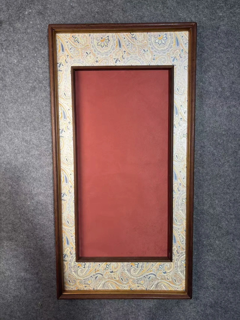 高端下凹立体框 外框45x90内框33x66下凹3公分 配宣纸卡纸