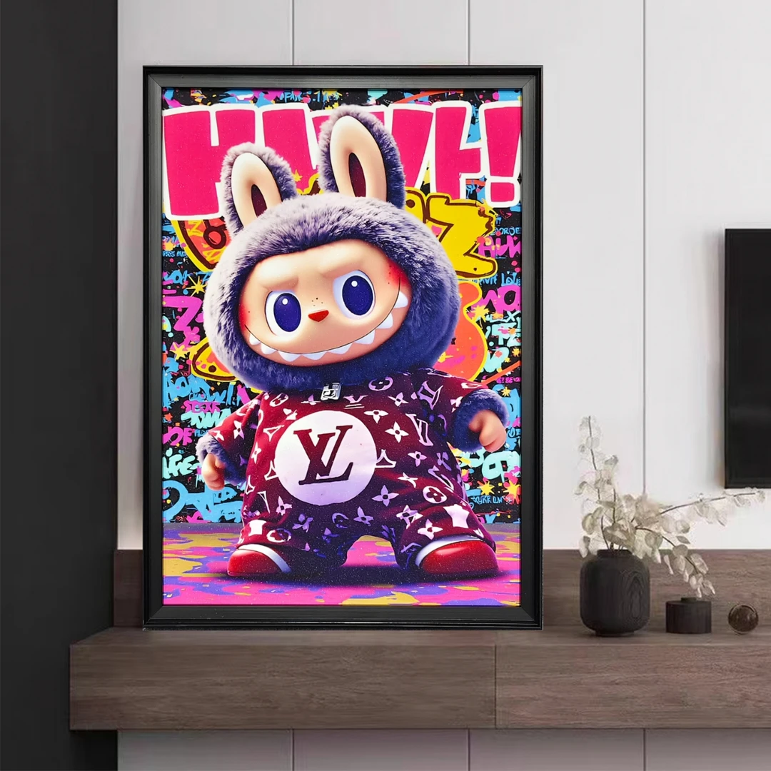 1819  紫labubu拉布布