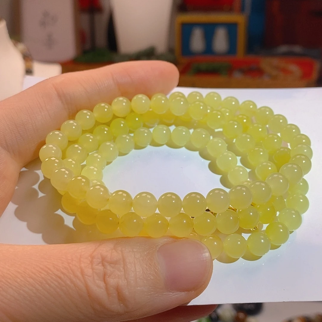 和田玉手串未镶嵌