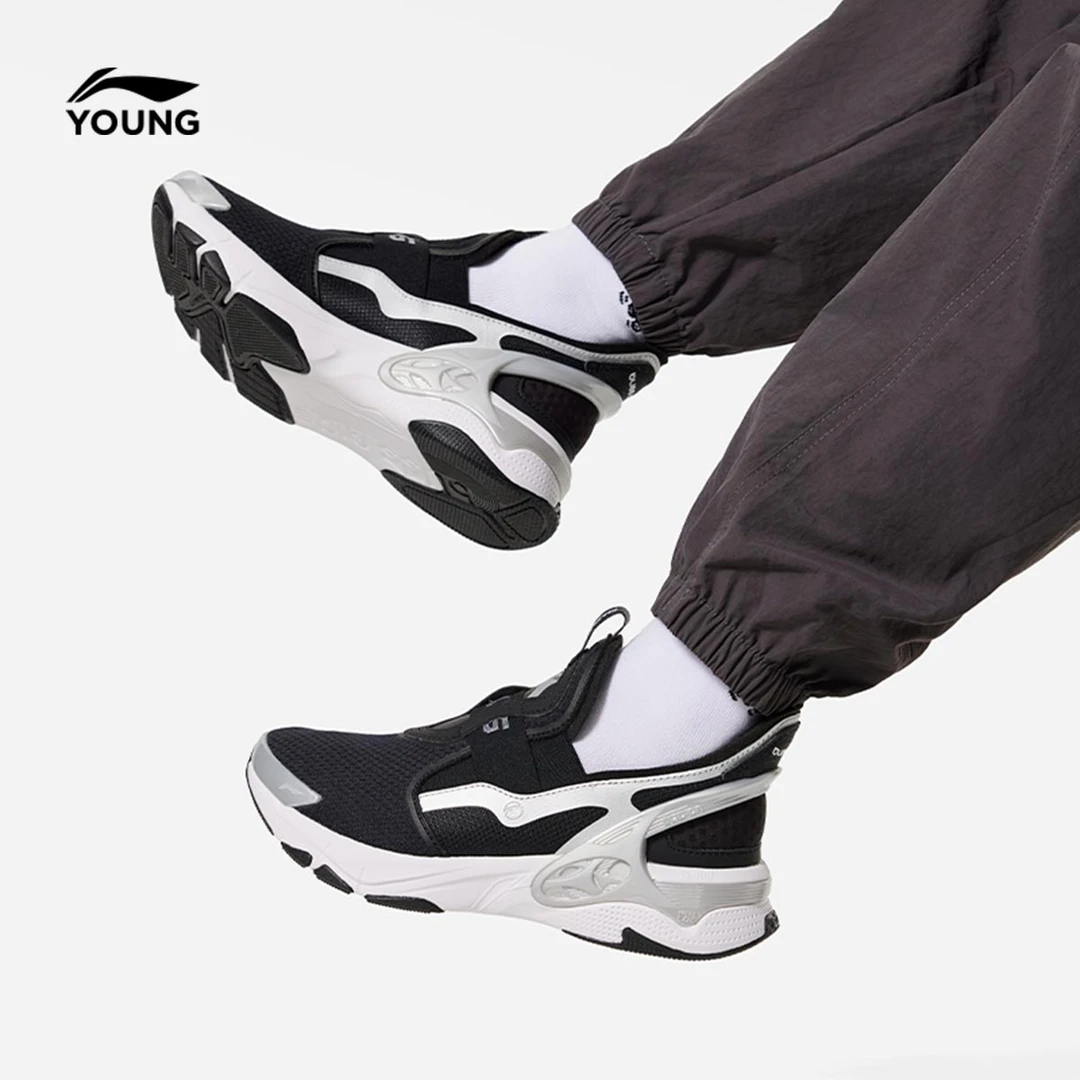 李宁儿童新款乐蹬蹬减震回弹支撑时尚舒适童鞋YKCU102