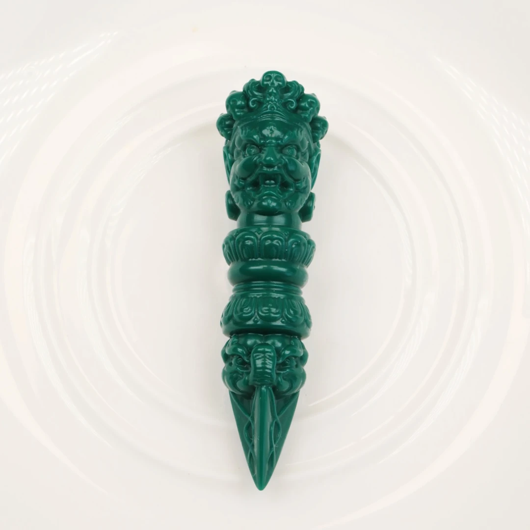 【制燥者】精工雕刻 金刚杵 龙龟 科技松 老油绿平替文玩