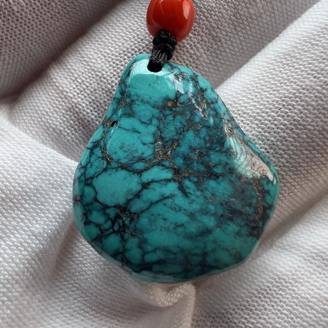 绿松石未镶嵌配饰21.8*24.7