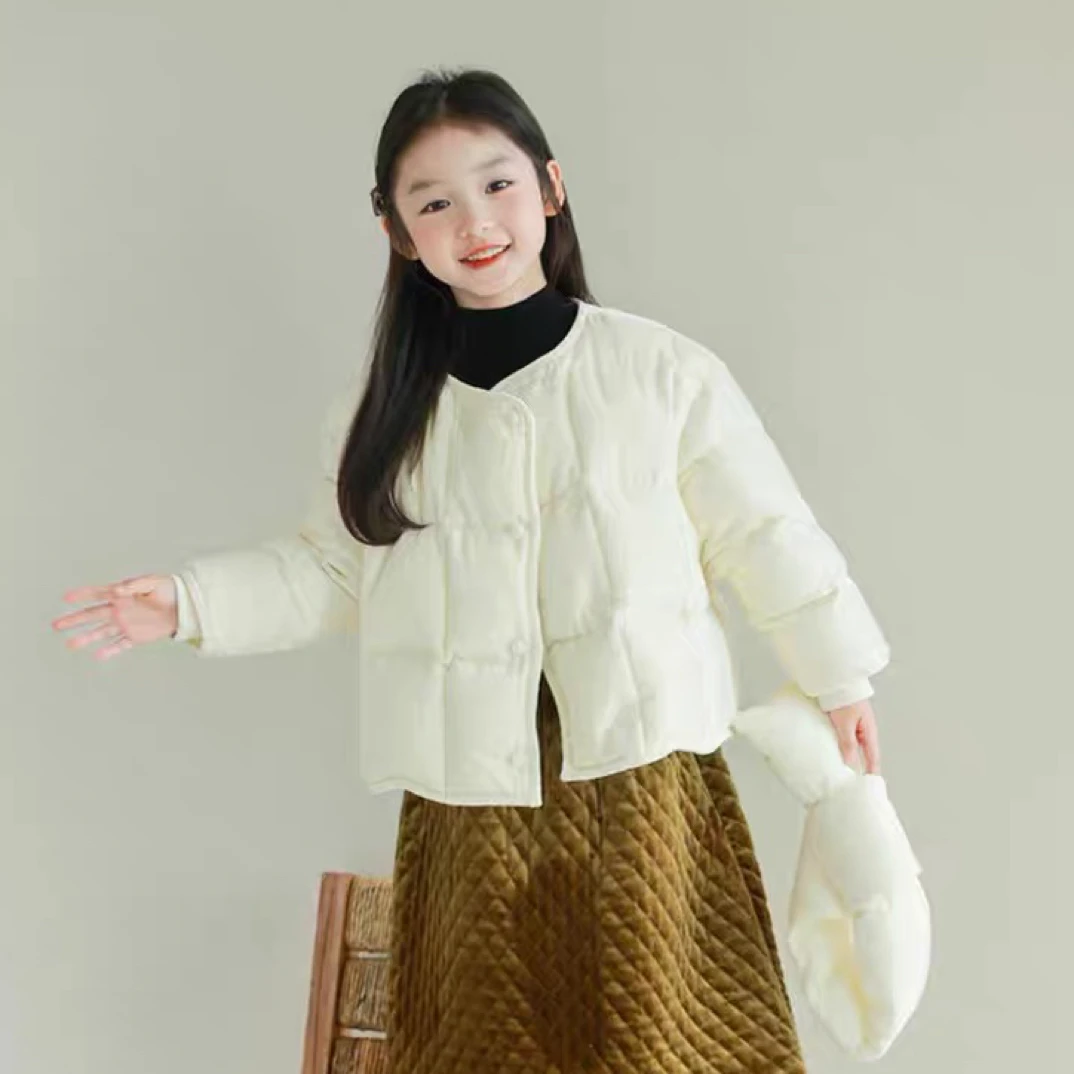 青仓！女童2025新款洋气超好看森系秋装女孩棉服