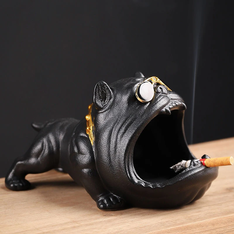 【1238人收藏】烟灰缸高级感陶瓷大烟灰缸客厅个性网红烟灰缸高大上