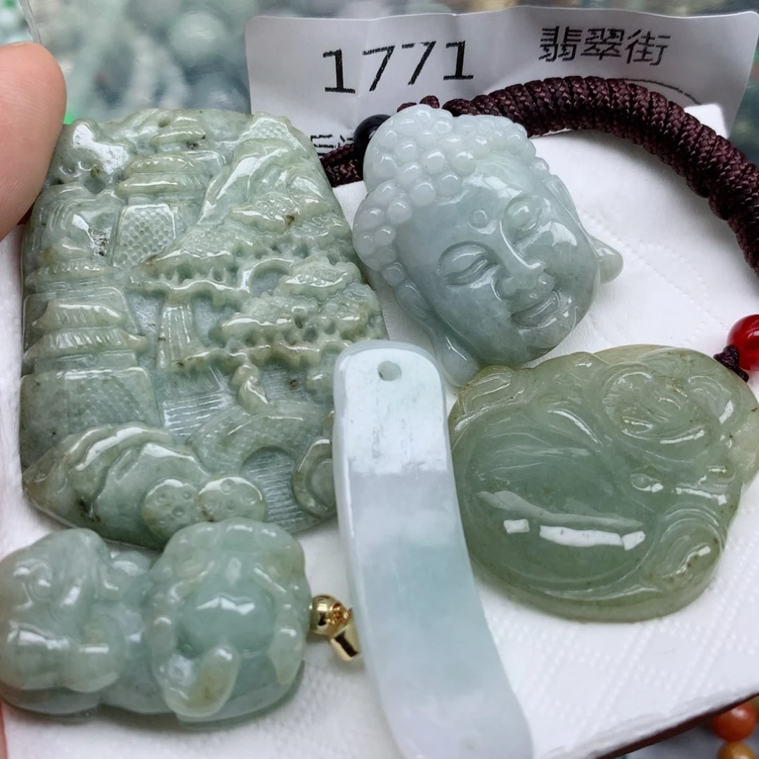 颈饰未镶嵌翡翠翡翠