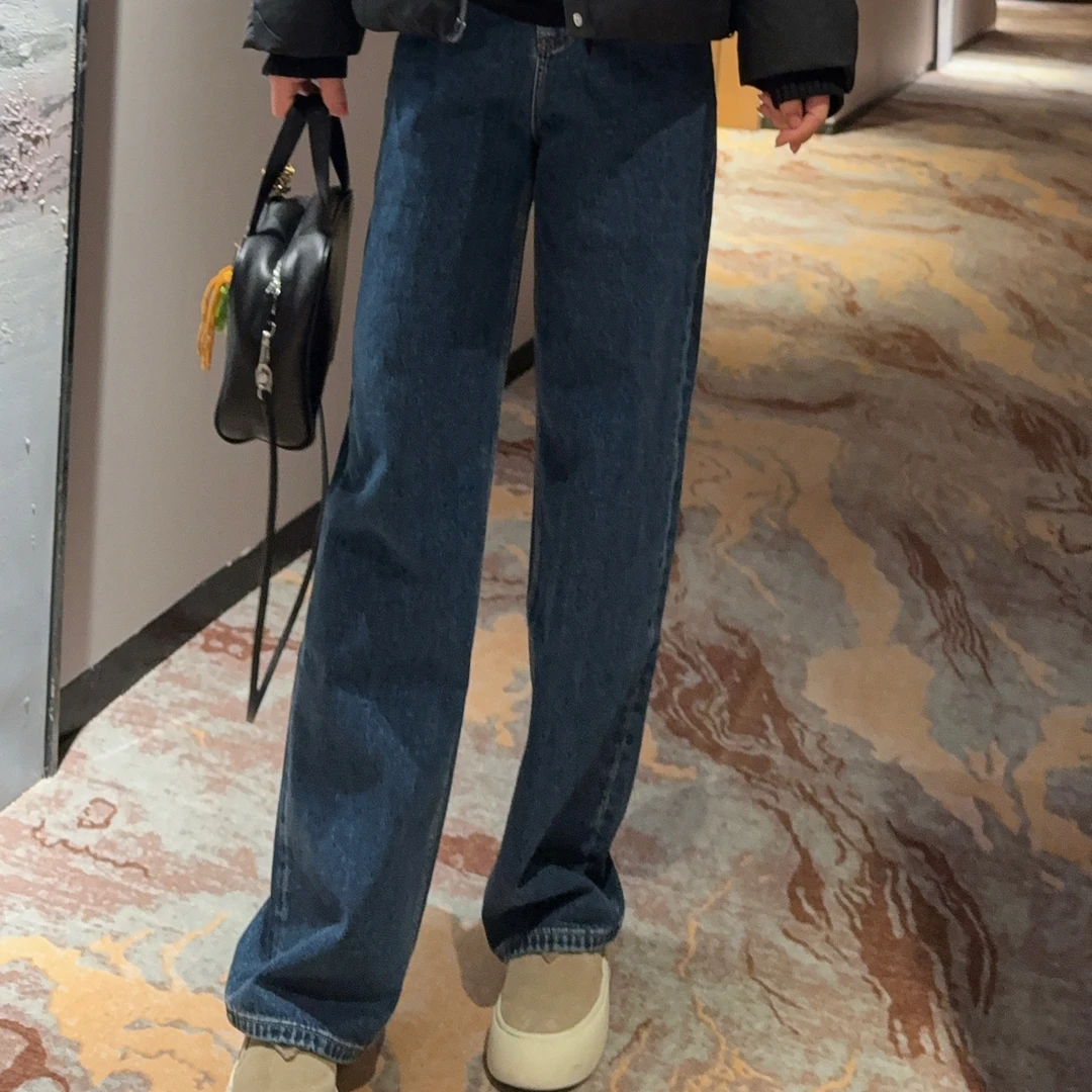 秋冬大长腿显瘦直筒牛仔裤(no退换)
