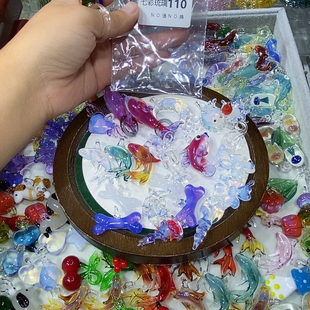 惠***格玻璃颈饰110二十一个挂件
