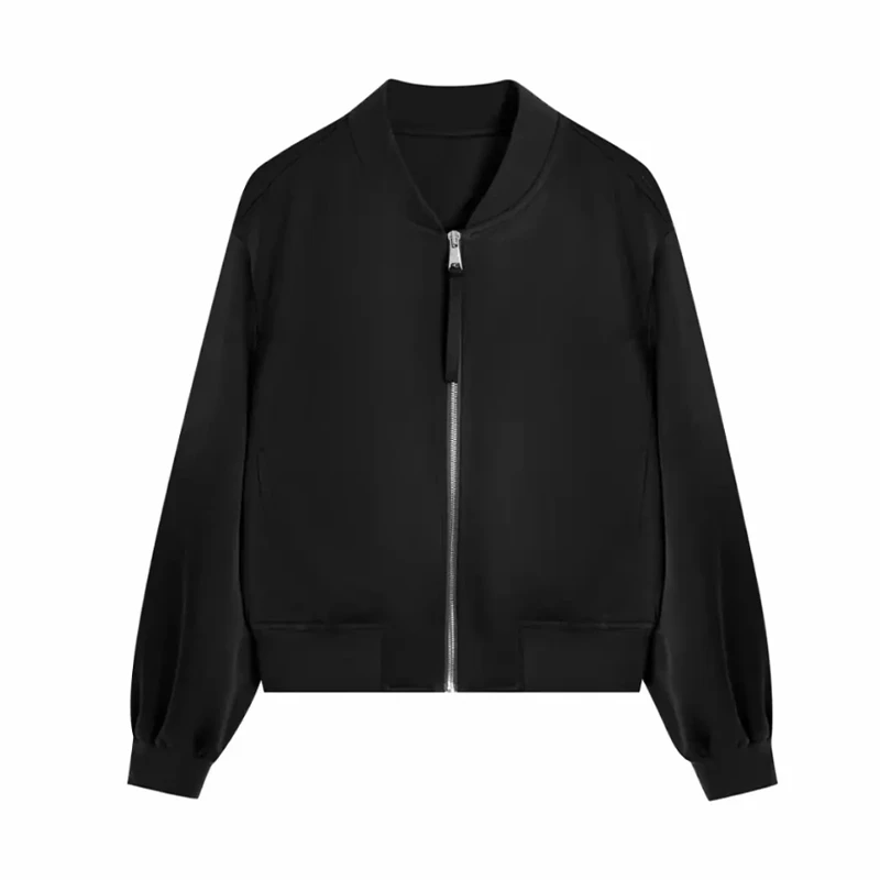 圆领休闲百搭短款棒球服女#25年秋季上新百搭休闲外套