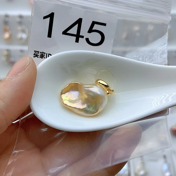 淡水珍珠颈饰银S925镶嵌