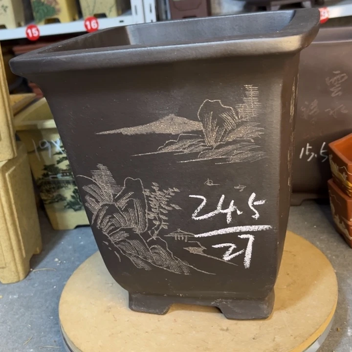 紫砂花盆紫砂花盆