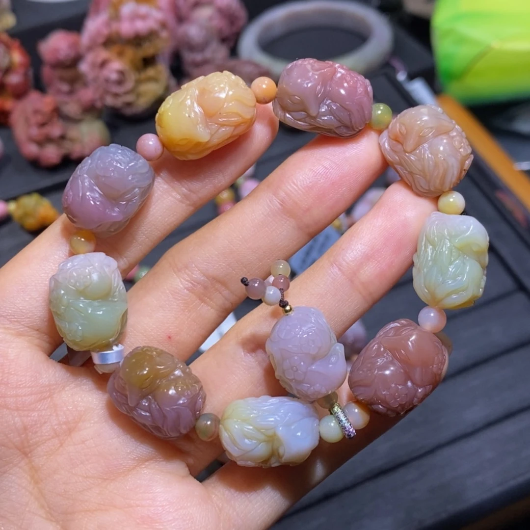 【闪购商品】合金手链玛瑙/玉髓盐源玛瑙