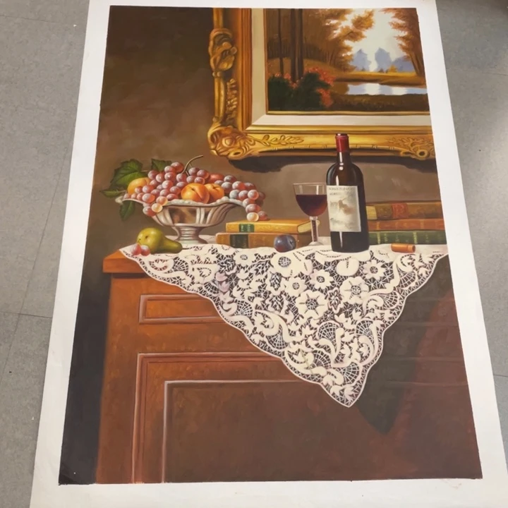 仲***雨油画油画作品入选6090