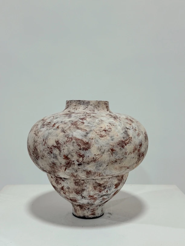 扭扭小桃心手工花瓶