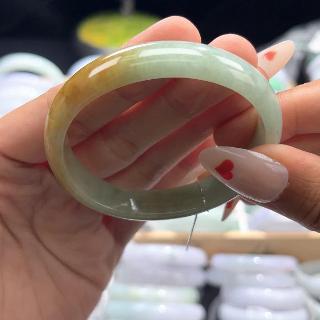 未镶嵌手链翡翠小雅53圈口贵妃